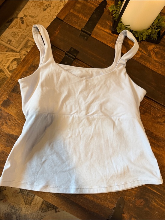 Tops - Women’s Light Blue Square Neck Tank Top